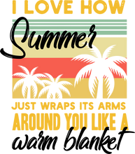 Load image into Gallery viewer, I Love How Summer Hoodie

