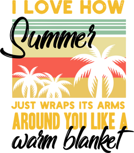 I Love How Summer Hoodie