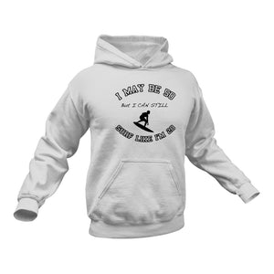 50th Birthday Hoodie for a Surfer