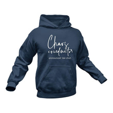 Load image into Gallery viewer, Teechuh Chaos Coordinator Cotton Hoodie - Unique Teacher&#39;s Day Gift Idea
