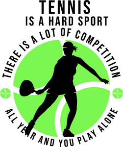 Tennis Is A Hard Sport Hoodie Birthday Gift Idea or Christmas Present