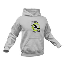 Load image into Gallery viewer, The Voices In My Head Are Telling Me To Play Tennis Hoodie Birthday Gift Idea or Christmas Present
