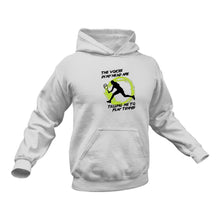 Load image into Gallery viewer, The Voices In My Head Are Telling Me To Play Tennis Hoodie Birthday Gift Idea or Christmas Present
