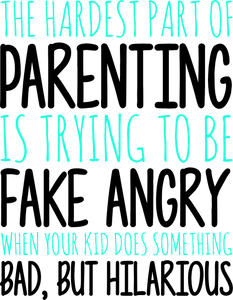 The Hardest Part About Parenting Hoodie Gift Idea for A Birthday or Christmas Present