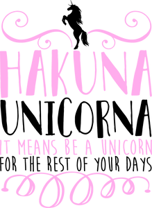 Unicorn Hakuna Hoodie