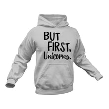 Load image into Gallery viewer, Unicorns Hoodie - Ideal Gift For a Friends Birthday or Christmas
