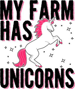 Unicorns Farm Hoodie Birthday Gift Idea or Christmas Present