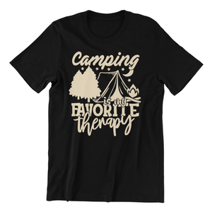 camping is my favorite therapy Tshirt