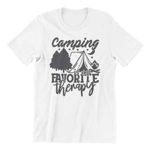 camping is my favorite therapy Tshirt