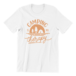 camping is my therapy Tshirt