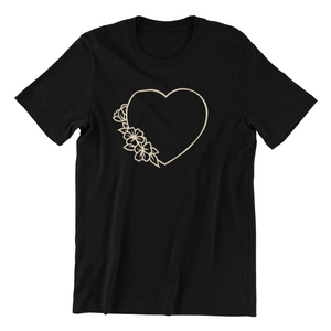 Heart with flowers Tshirt