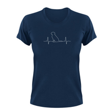 Load image into Gallery viewer, Dog Lover Heartbeat T-Shirt
