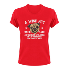 Load image into Gallery viewer, A wise pug T-Shirt
