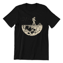 Load image into Gallery viewer, Astronaut Mowing the Moon Tshirt
