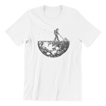Load image into Gallery viewer, Astronaut Mowing the Moon Tshirt
