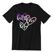 Load image into Gallery viewer, Faith Hope Love T-shirt
