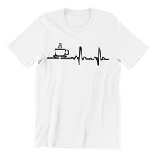 Load image into Gallery viewer, Coffee heartbeat T-shirt 2
