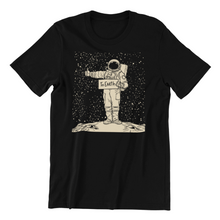 Load image into Gallery viewer, Astronaut on Moon Hiking to Earth Tshirt
