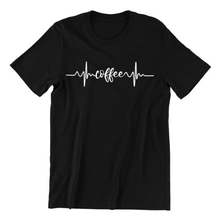 Load image into Gallery viewer, Coffee Heartbeat Tshirt
