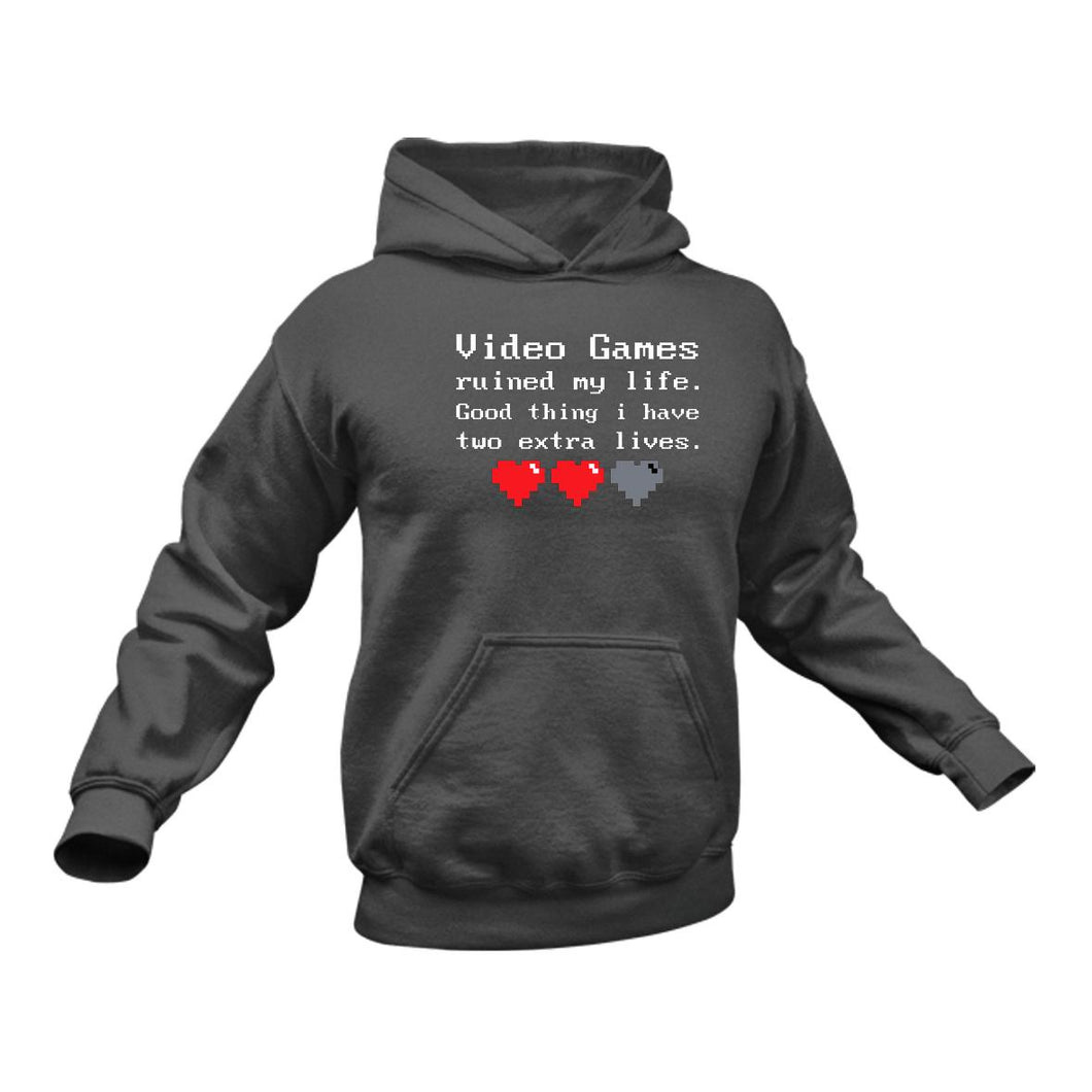 Videogames Ruined My Life Funny Hoodie