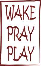 Load image into Gallery viewer, Wake Pray Play Christian Hoodie - Birthday Gift or Christmas Present Idea
