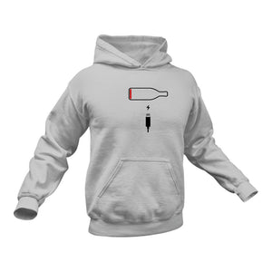 Wine Charger Hoodie Birthday Gift Idea or Christmas Present