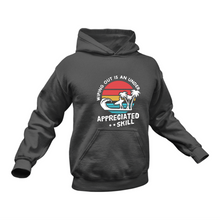 Load image into Gallery viewer, Wiping Out Is An Under Appreciated Skill In Black Hoodie - Best Birthday Gift or Christmas Present
