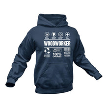 Load image into Gallery viewer, Woodworker Contents Inside Hoodie - Makes a Great Gift for that Someone Special
