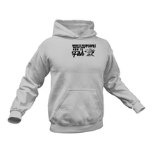 Load image into Gallery viewer, Work Is For People Who Don't Know How To Fish In Black Hoodie - Ideal Gift For a Birthday or Christmas
