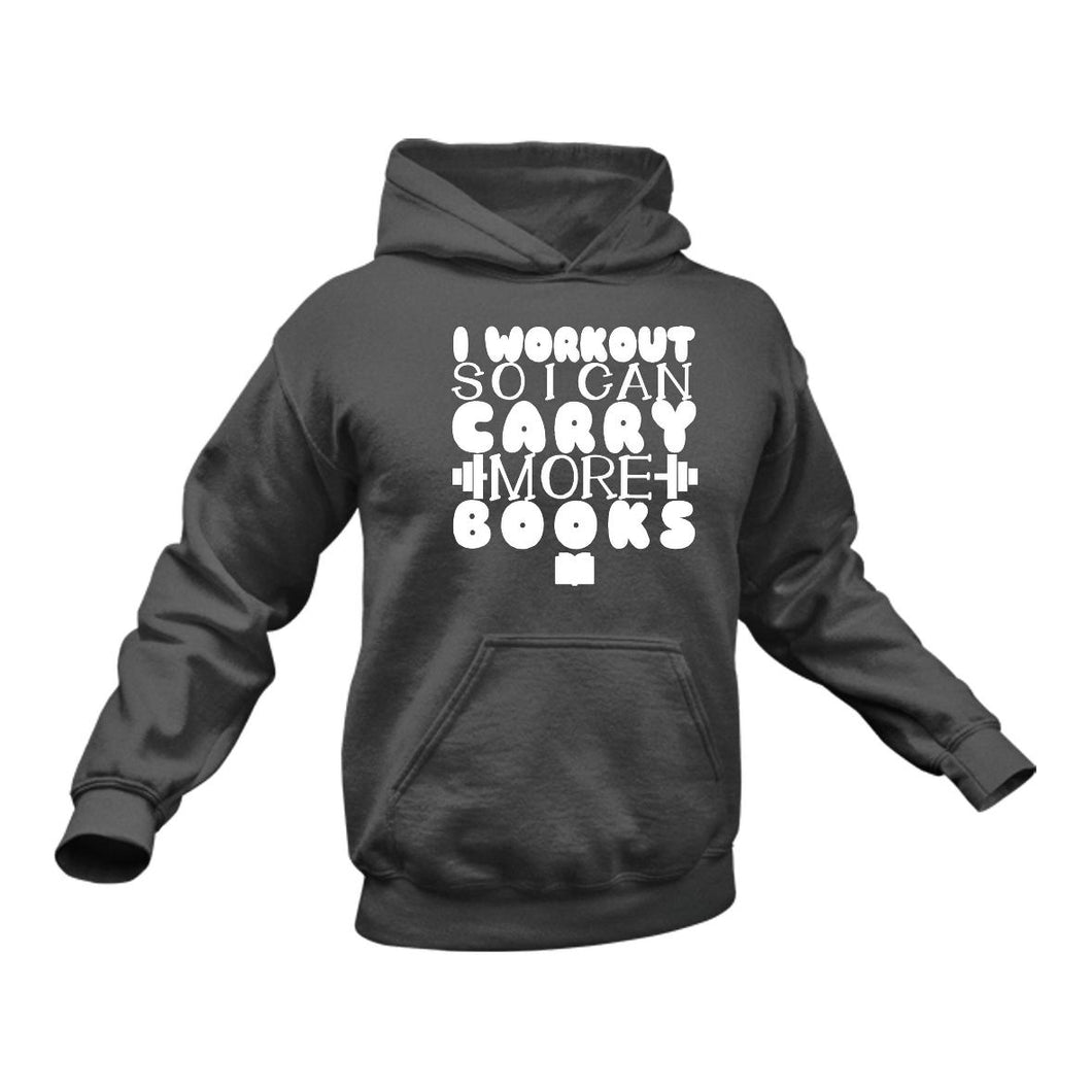 Workout Book Reader Hoodie - Gifts for Book Lovers, Reader Gift