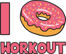 Load image into Gallery viewer, I Donut Workout Hoodie - Gift Idea
