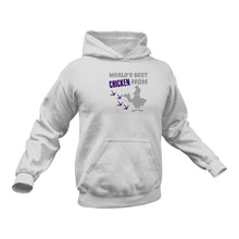 Load image into Gallery viewer, Worlds best chicken mom Hoodie . Best Birthday Gift or Christmas Present
