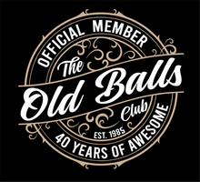 Load image into Gallery viewer, Official Member The Old Balls Club 40 Years Of Awesome Est. 1985 Birthday T-Shirt
