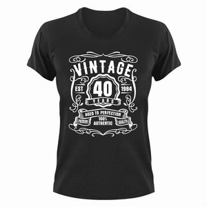 Vintage 40 Years Old 1984 Birthday T-Shirt