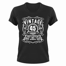 Load image into Gallery viewer, Vintage 45 Years Old 1979 Birthday T-Shirt
