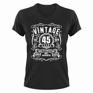 Vintage 45 Years Old 1979 Birthday T-Shirt