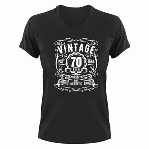Vintage 70 Years Old 1954 Birthday T-Shirt