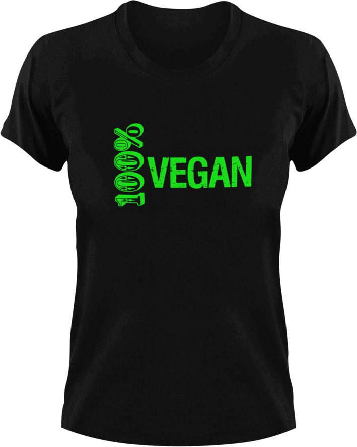 100% Vegan T-ShirtLadies, Mens, Unisex, Vegan