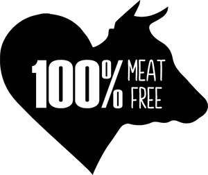 100% meat free T-Shirtbeef, Ladies, meat free, Mens, Unisex, Vegan