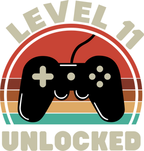 Level 11 unlocked Birthday T-shirtbirthday, boy, gamer, girl, kids, neice, nephew