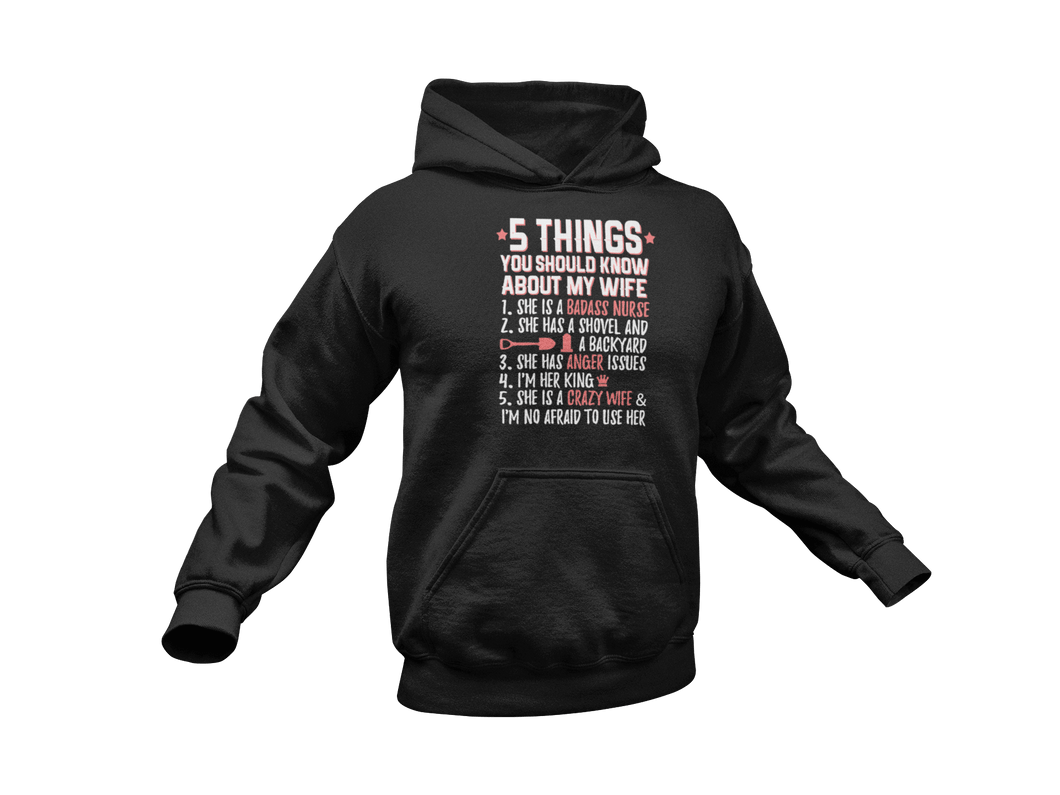5 Things You Should Know About My Wife Hoodie