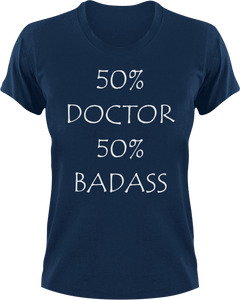 Badass Doctor T-Shirt50% 50%, badass, doctor, job, Ladies, medical, medicine, Mens, Unisex
