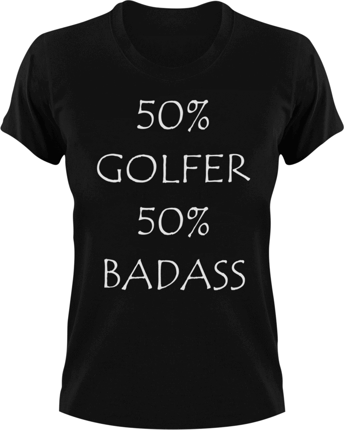 Badass Golfer T-Shirt50% 50%, badass, golf, golfer, Ladies, Mens, sport, Unisex