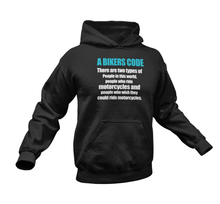 Load image into Gallery viewer, A Bikers Code Hoodie

