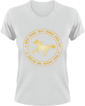 Load image into Gallery viewer, A great horse will change your life T-Shirthorse, horses, Ladies, Mens, Unisex
