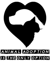 Load image into Gallery viewer, Animal Adoption is the only option T-ShirtAdopt, animals, cat, dog, Ladies, Mens, Unisex
