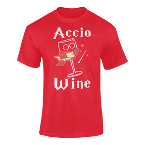 Accio Wine Funny Harry Potter T-Shirtalcohol, funny, Harry Potter, Ladies, Mens, Unisex, wine