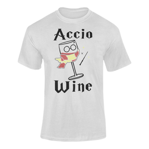 Accio Wine Funny Harry Potter T-Shirtalcohol, funny, Harry Potter, Ladies, Mens, Unisex, wine