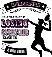 Load image into Gallery viewer, A Champion Is Afraid Of Losing Hoodie
