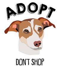 Load image into Gallery viewer, Adopt Don&#39;t Shop T-Shirt 3Adopt, animals, cat, dog, Ladies, Mens, Unisex
